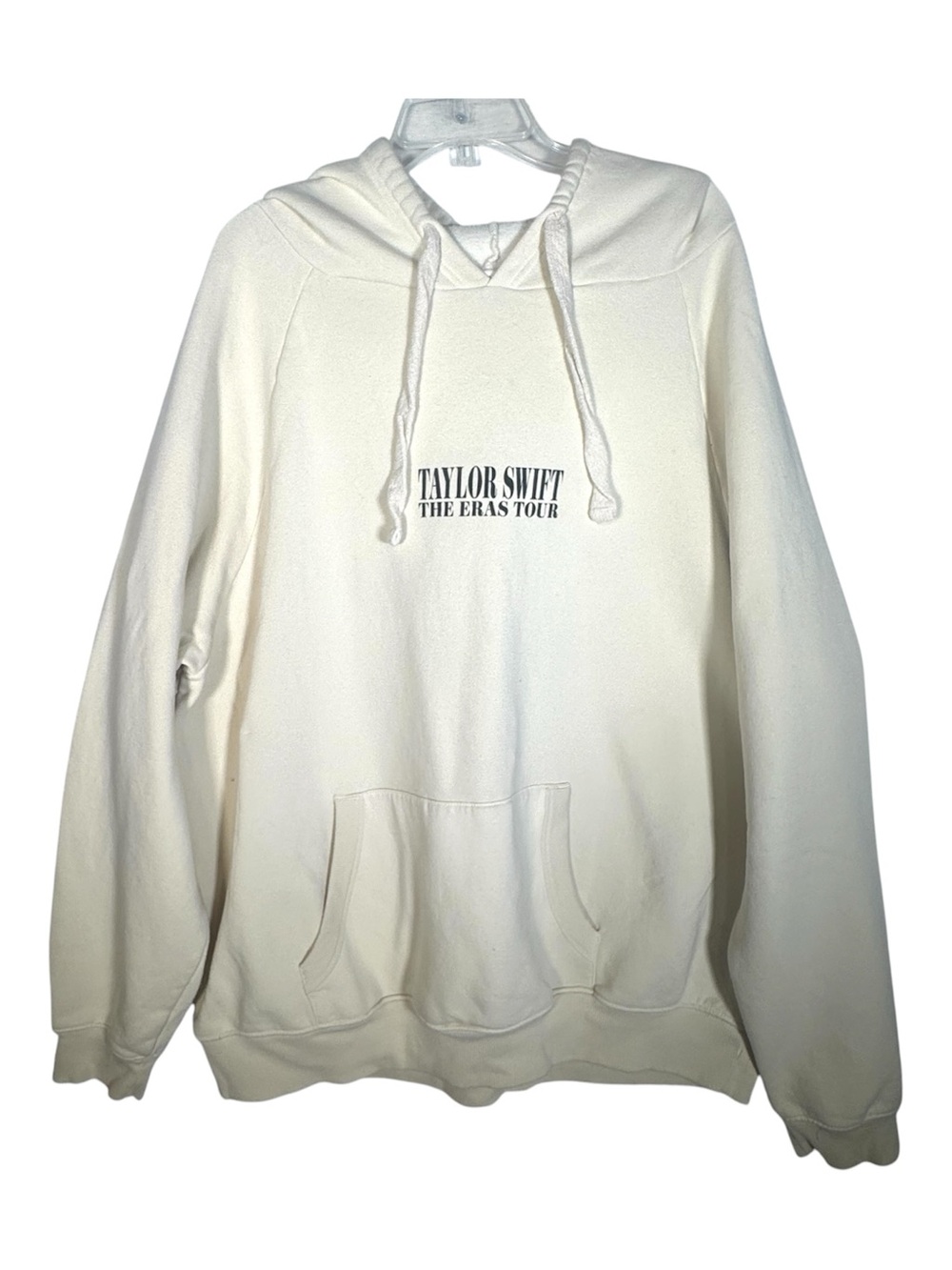 Taylor Swift Eras Tour Cream Hoodie Plus Size 3X Official Merchandise